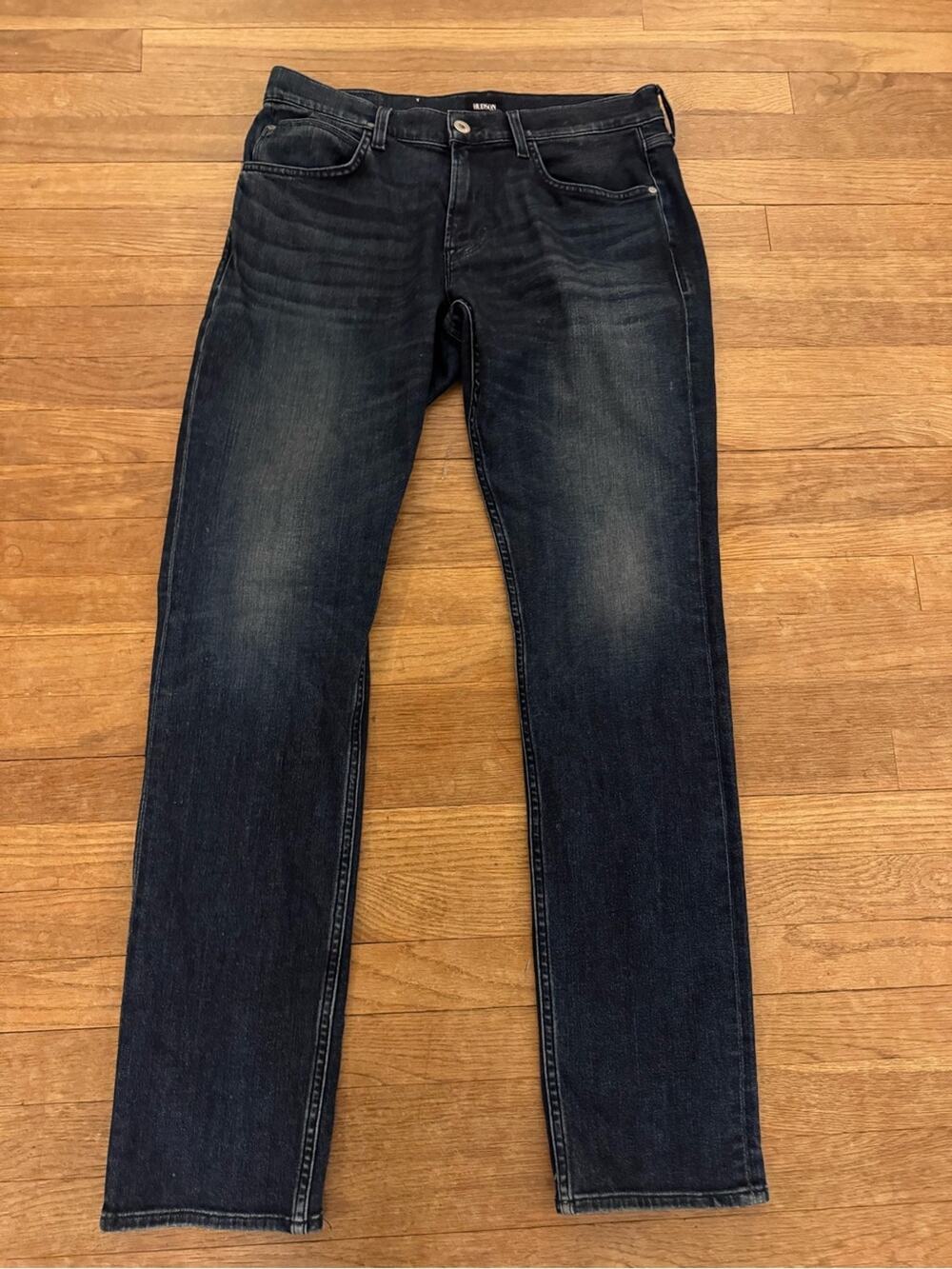 Hudson Men's Blue Straight Leg Jeans - Size 32
 b94